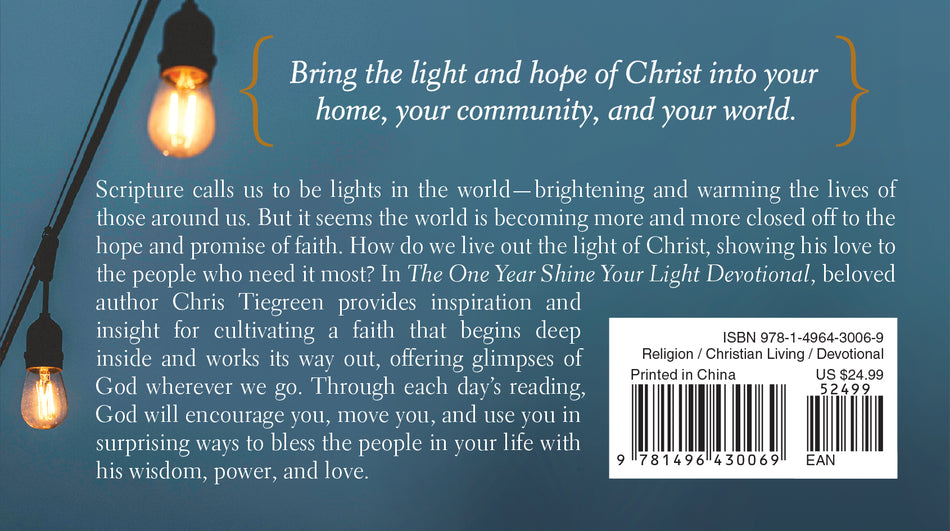 The One Year Salt and Light Devotional by Tyndale, product view 2