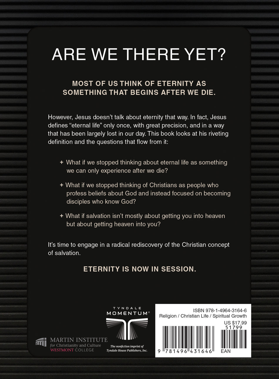 Eternity Is Now in Session by Tyndale, product view 2