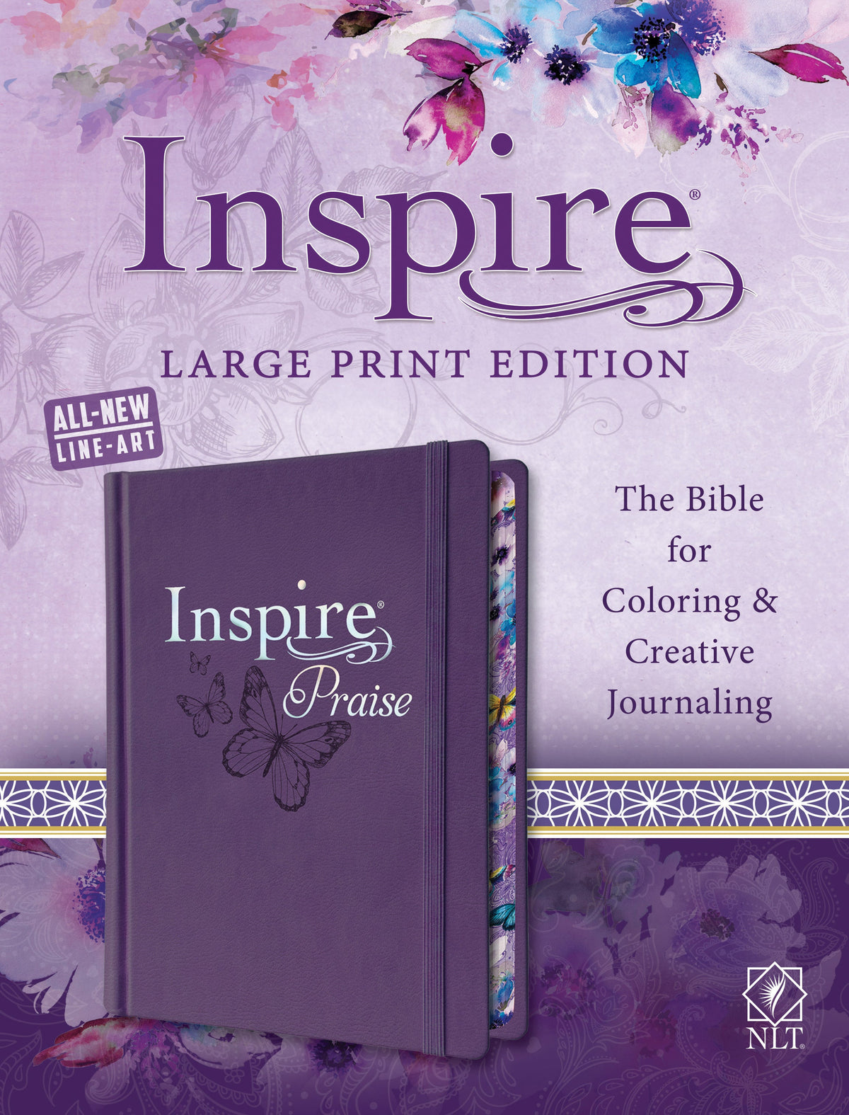 Inspire PRAISE Bible Large Print NLT by Tyndale