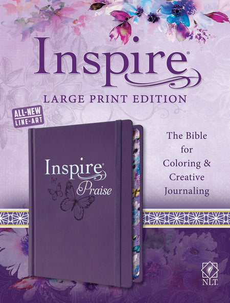 Inspire PRAISE Bible Large Print NLT by Tyndale