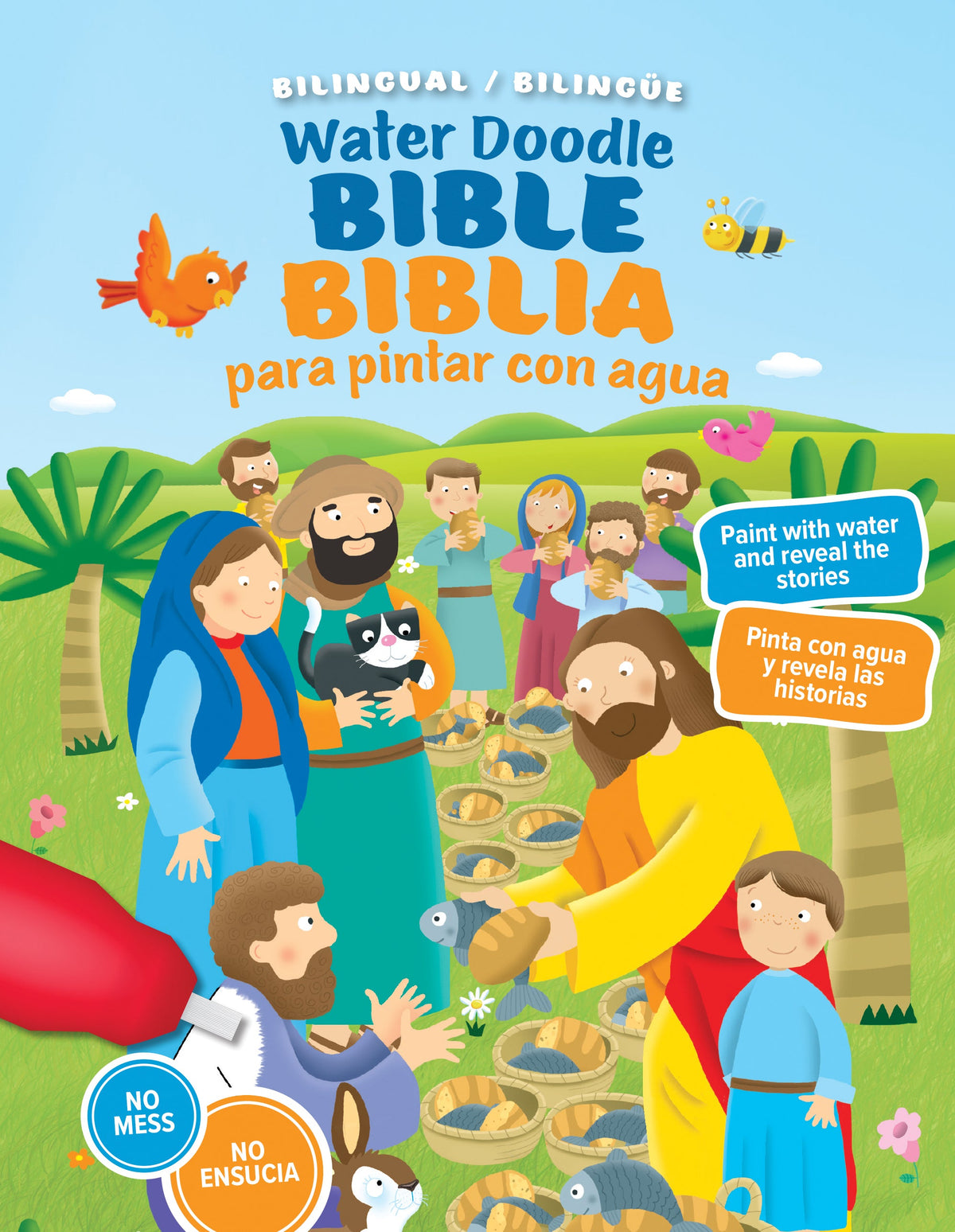 Water Doodle Bible / Biblia para pintar con agua (bilingual / bilingüe) by Tyndale