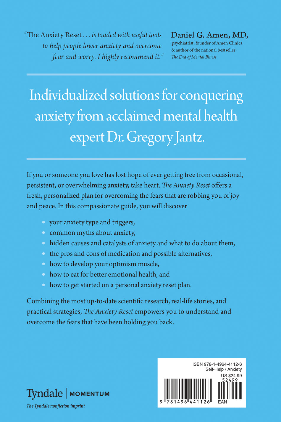 The Anxiety Reset by Tyndale, product view 2