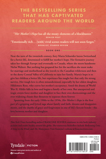 Her Mother's Hope (Marta's Legacy) by Tyndale, product view 2