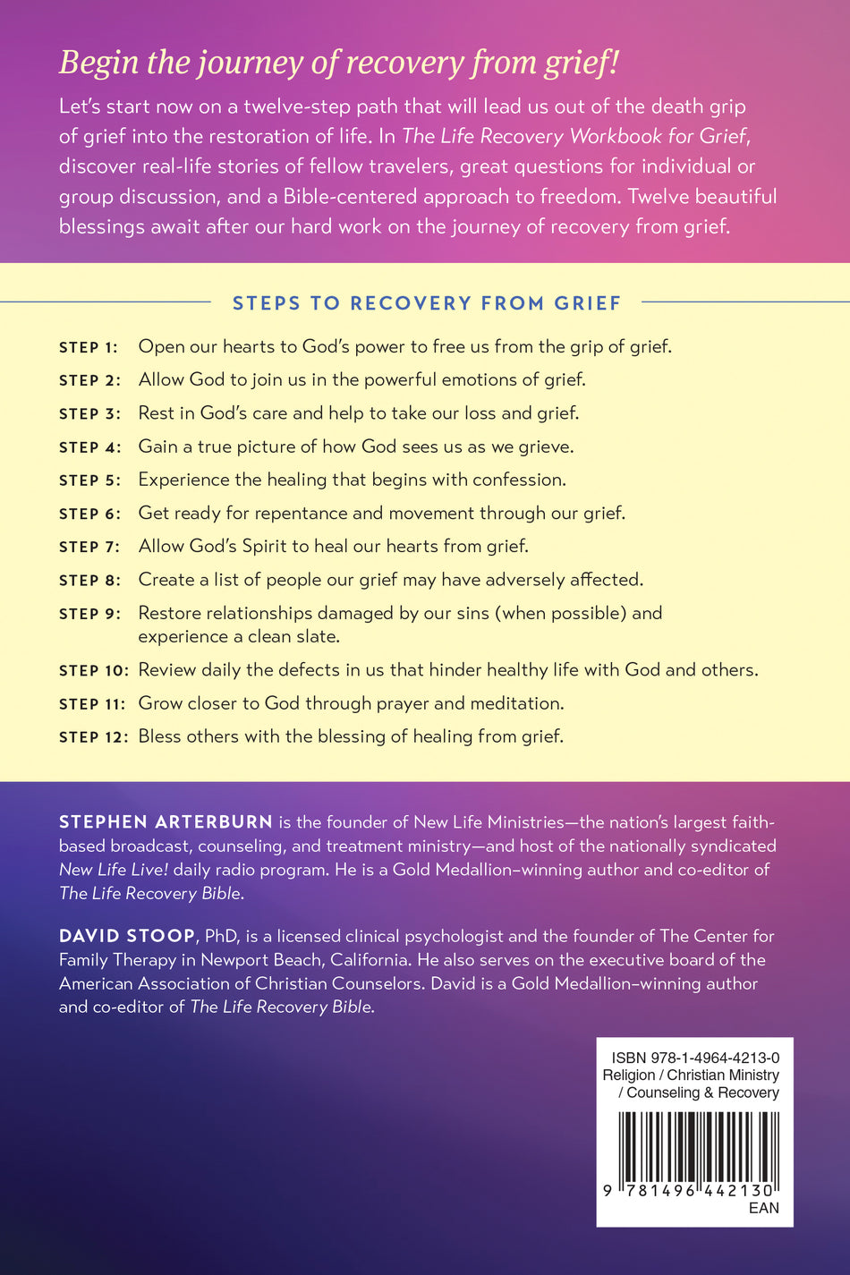 The Life Recovery Workbook for Grief by Tyndale, product view 2