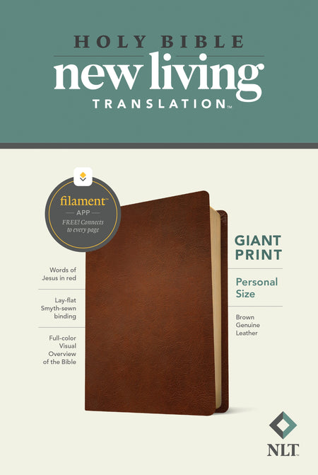 NLT Personal Size Giant Print Bible, Filament Enabled by Tyndale
