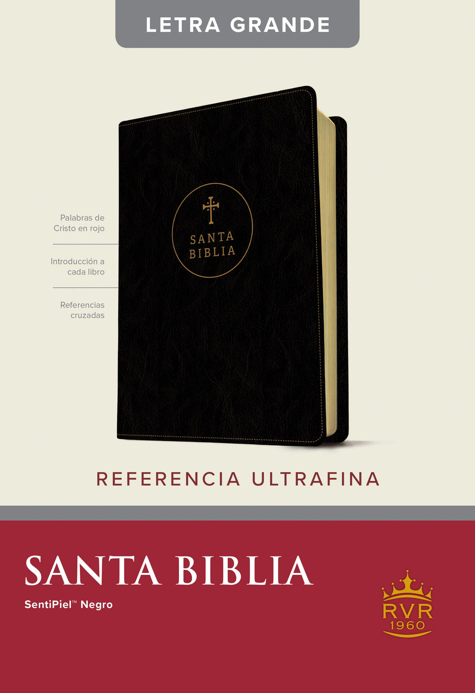 Santa Biblia RVR60, Edición de referencia ultrafina, letra grande by Tyndale