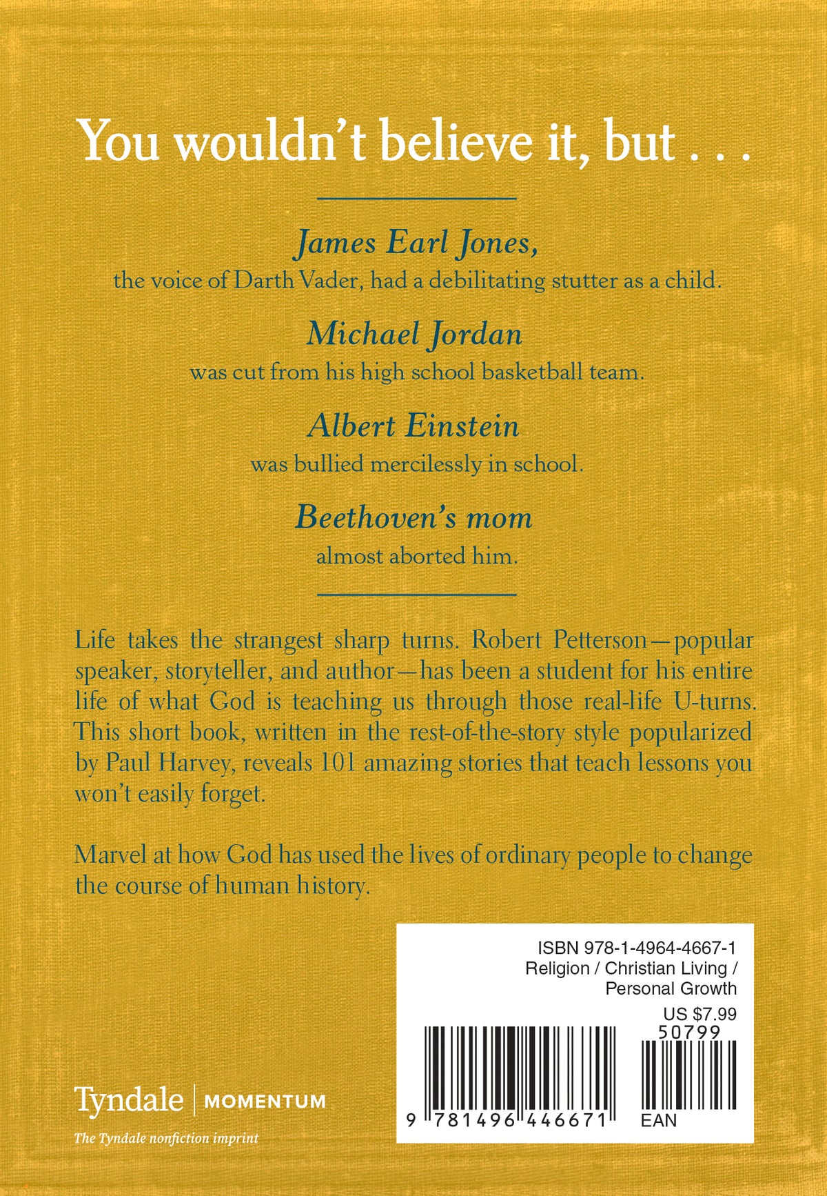 101 Amazing Stories of Hope and Faith by Tyndale, product view 2