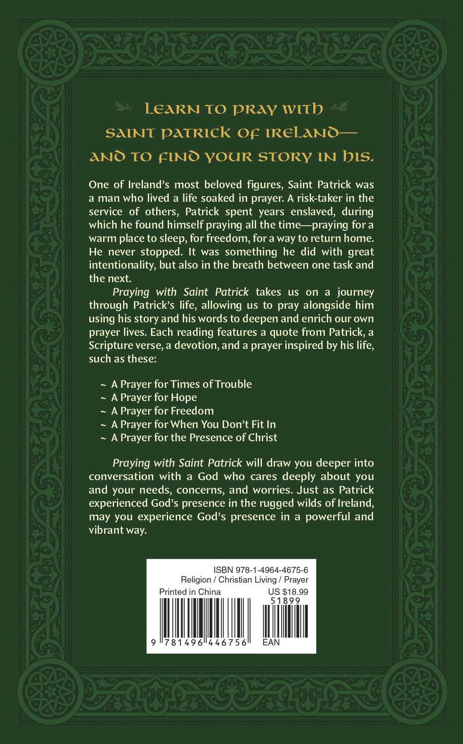 Praying with Saint Patrick by Tyndale, product view 2