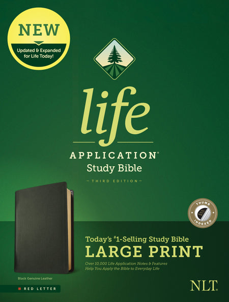 NLT Life Application Study Bible, Third Edition, Large Print by Tyndale