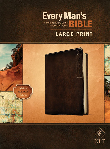 Every Man's Bible NLT, Large Print by Tyndale