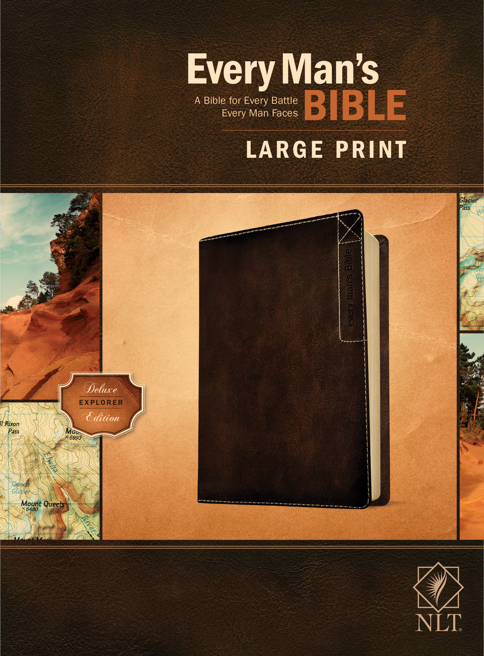 Every Man's Bible NLT, Large Print by Tyndale