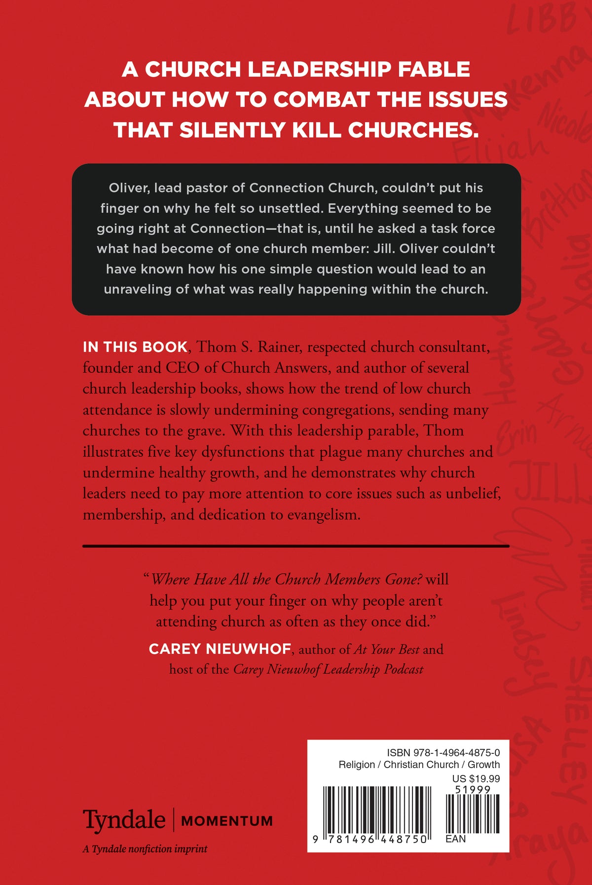 Where Have All the Church Members Gone? by Tyndale, product view 2