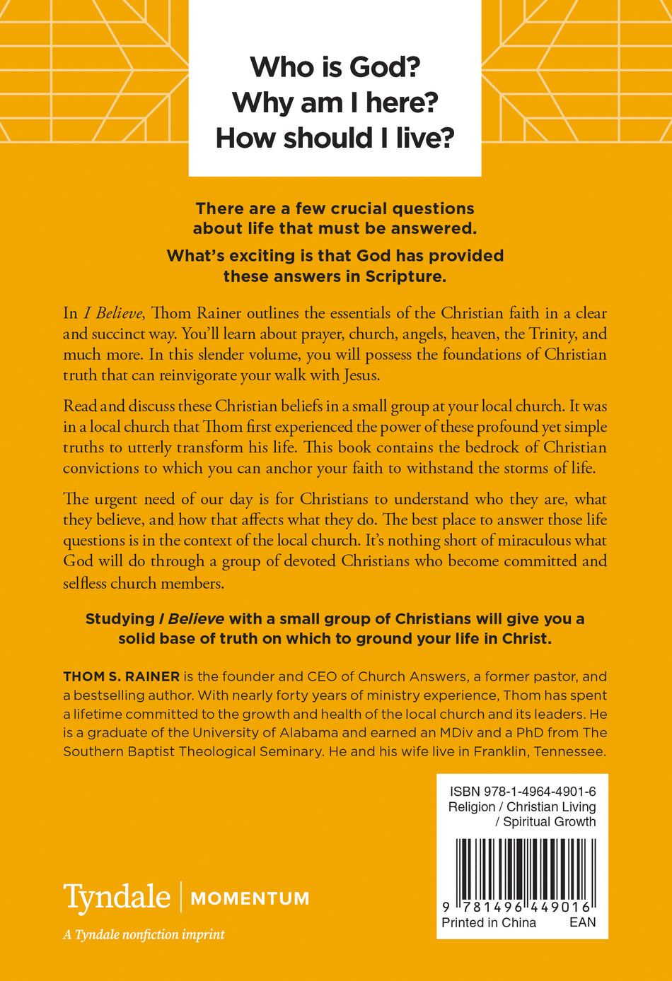 I Believe by Tyndale, product view 2
