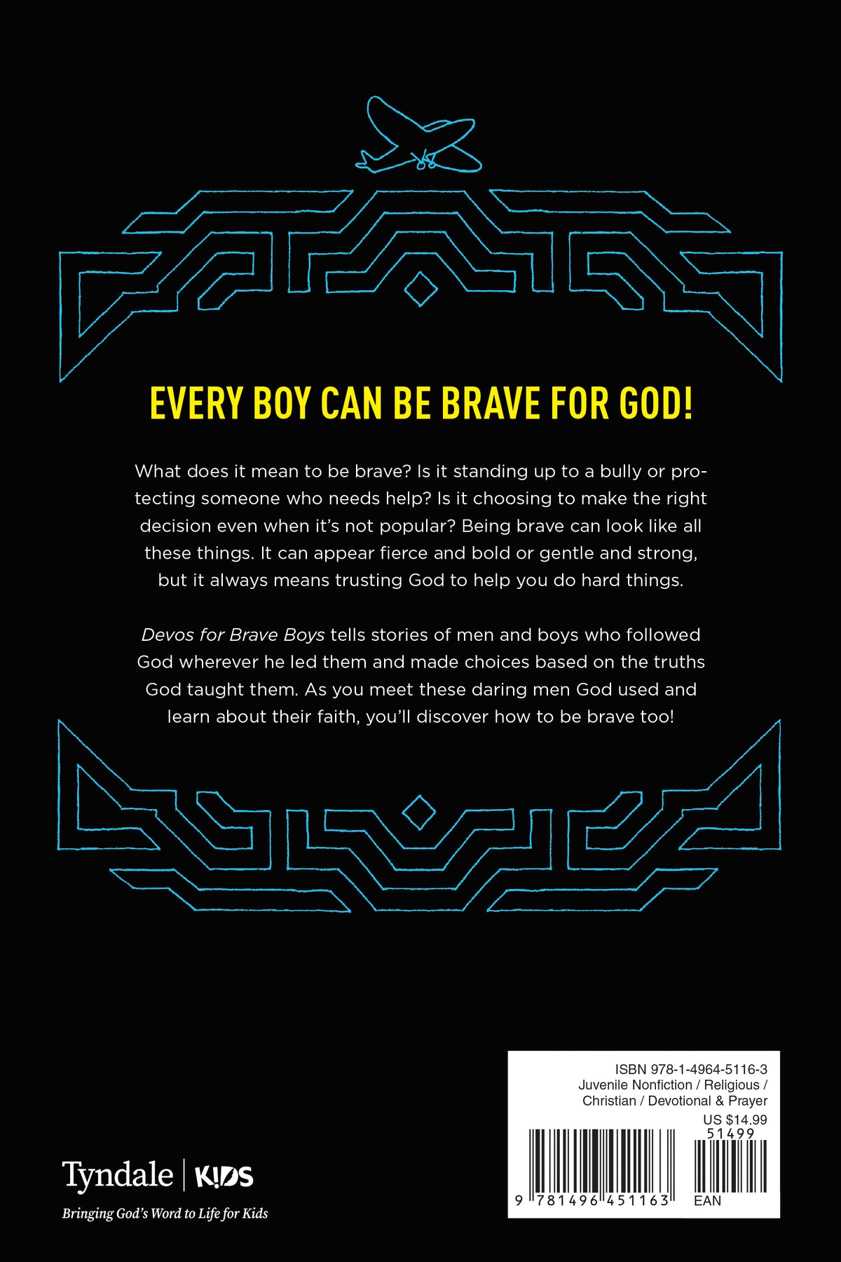 Devos for Brave Boys by Tyndale, product view 2