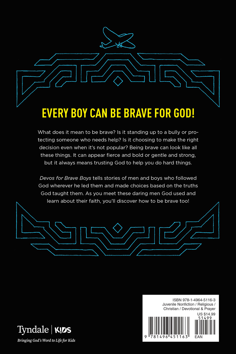 Devos for Brave Boys by Tyndale, product view 2