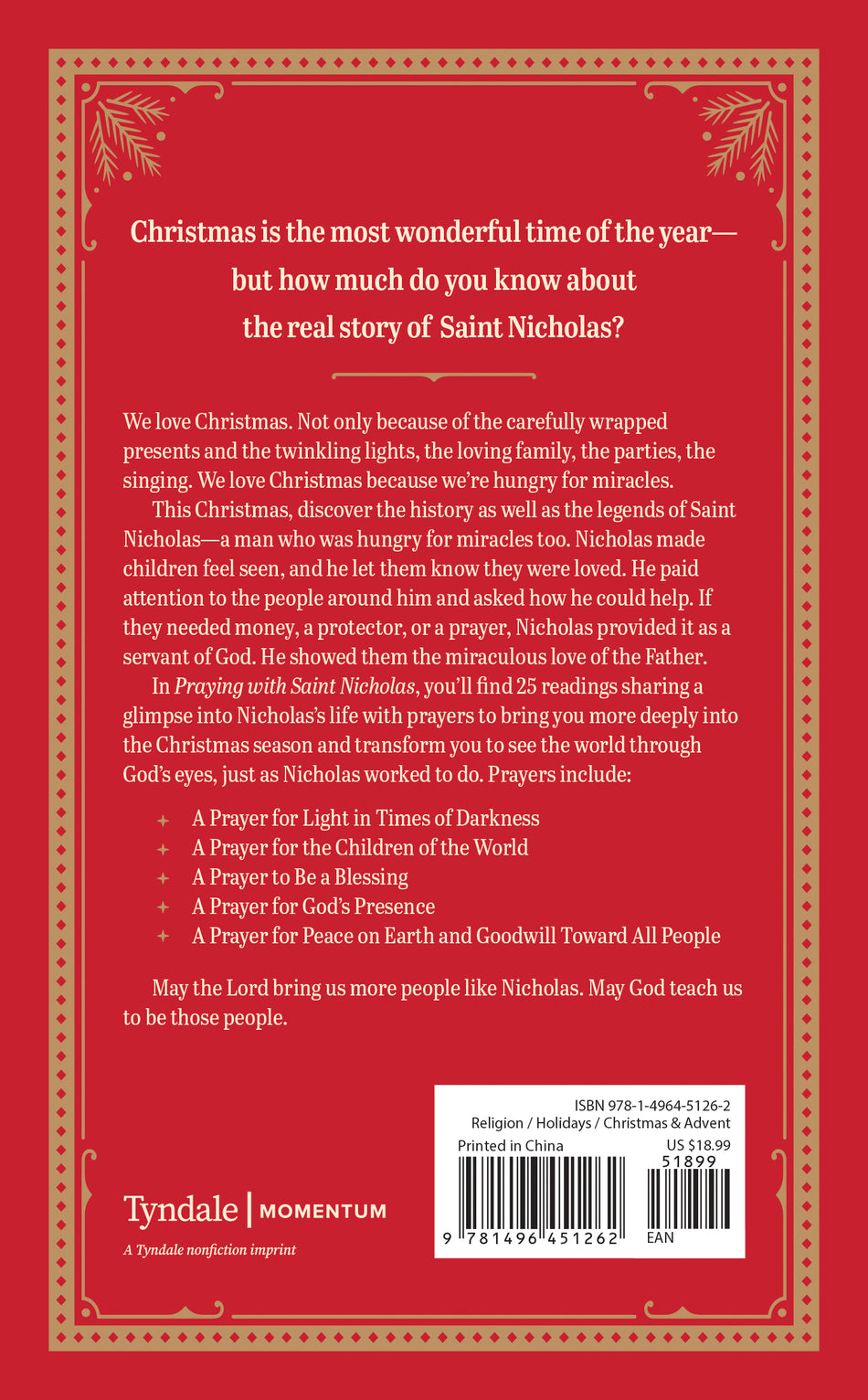 Praying with Saint Nicholas by Tyndale, product view 2