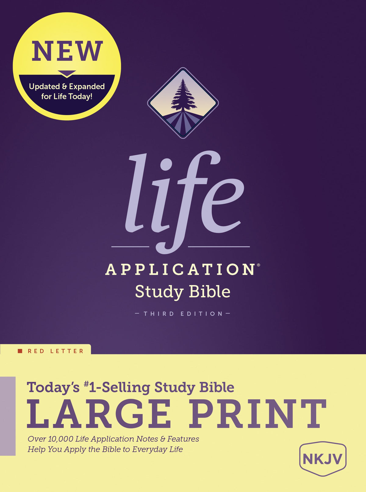 NKJV Life Application Study Bible, Third Edition, Large Print by Tyndale