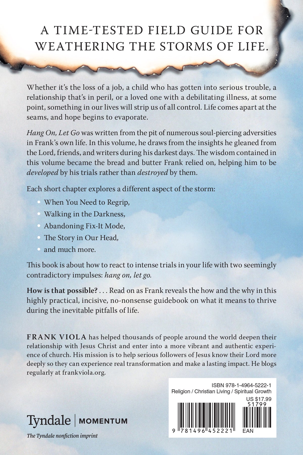 Hang On, Let Go by Tyndale, product view 2