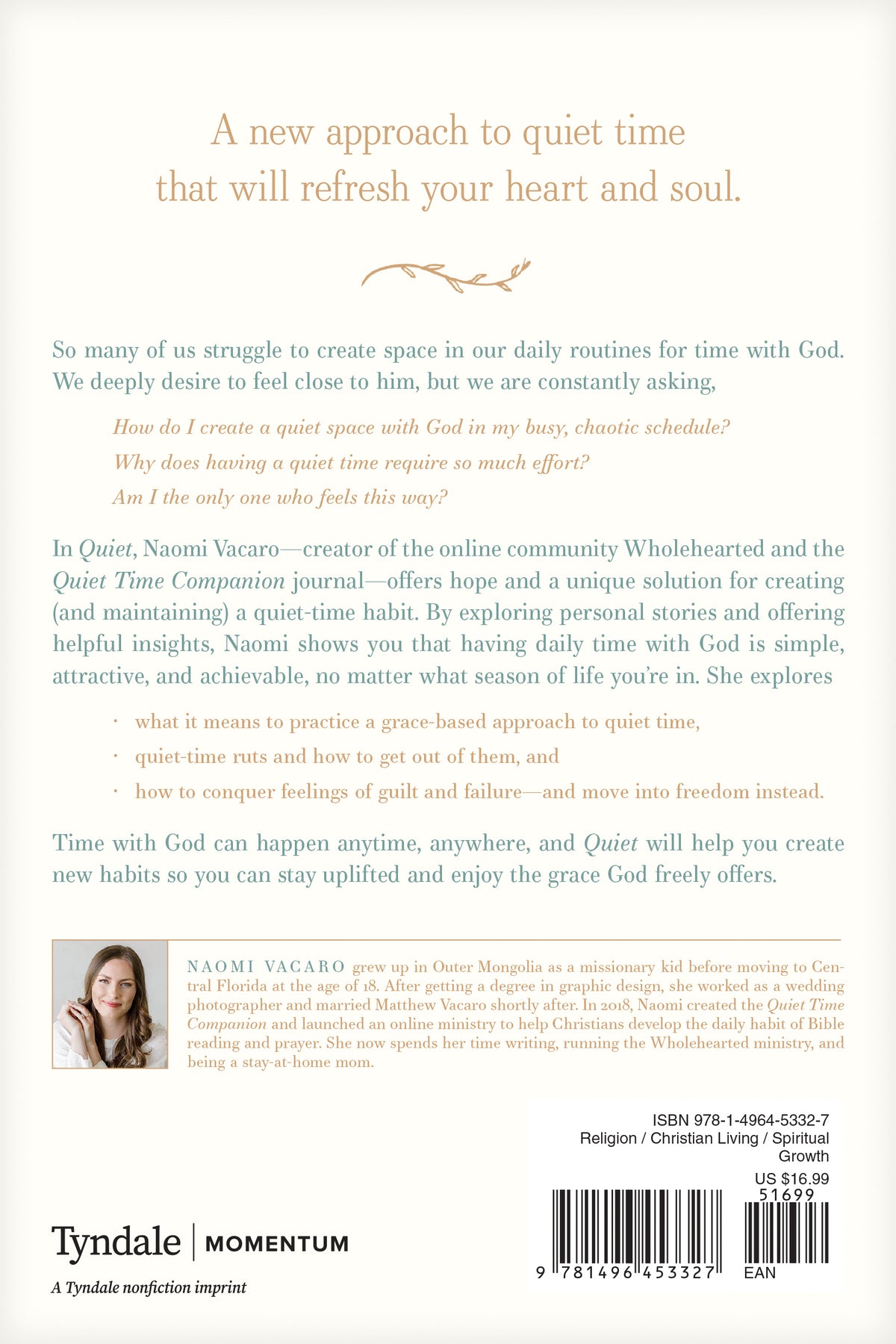 Quiet by Tyndale, product view 2