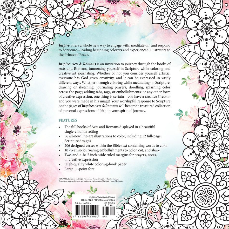 Inspire: Acts & Romans by Tyndale, product view 2