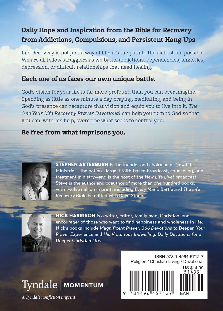 The One Year Life Recovery Prayer Devotional by Tyndale, product view 2