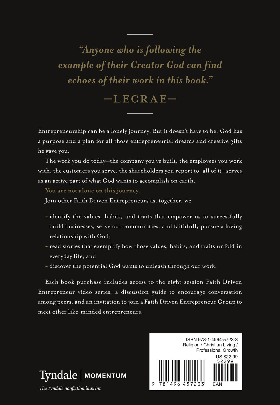 Faith Driven Entrepreneur by Tyndale, product view 2