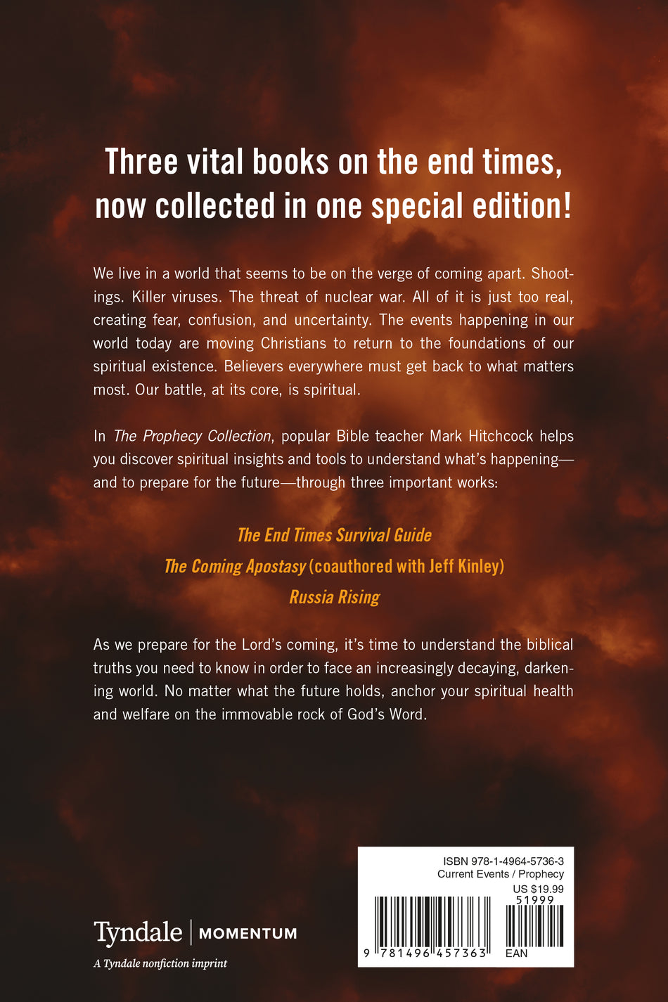 The Prophecy Collection: The End Times Survival Guide, The Coming Apostasy, Russia Rising by Tyndale, product view 2