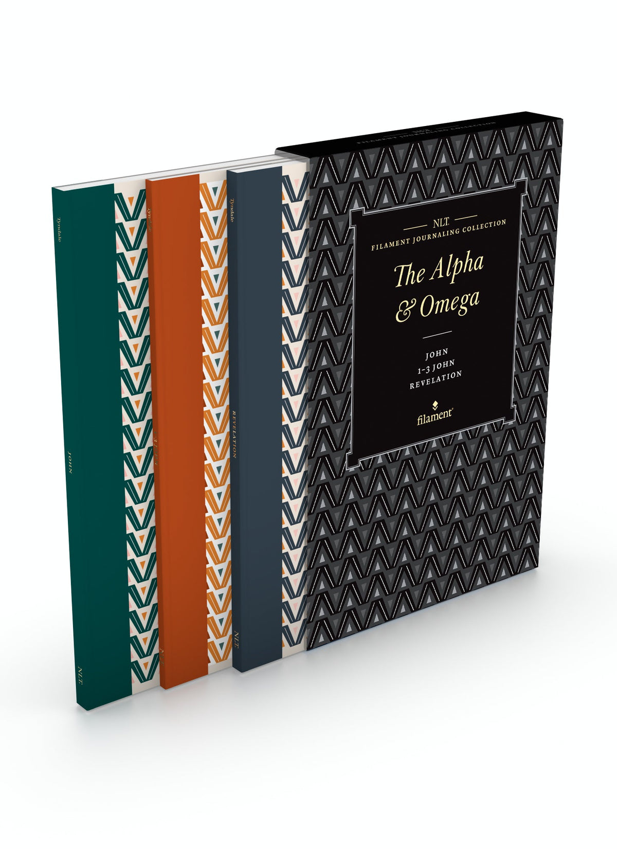 NLT Filament Journaling Collection: The Alpha and Omega Set; John, 1–3 John, and Revelation by Tyndale