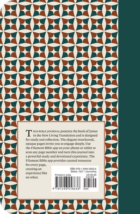 NLT Filament Bible Journal: James by Tyndale, product view 2