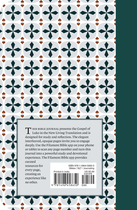 NLT Filament Bible Journal: Luke by Tyndale, product view 2