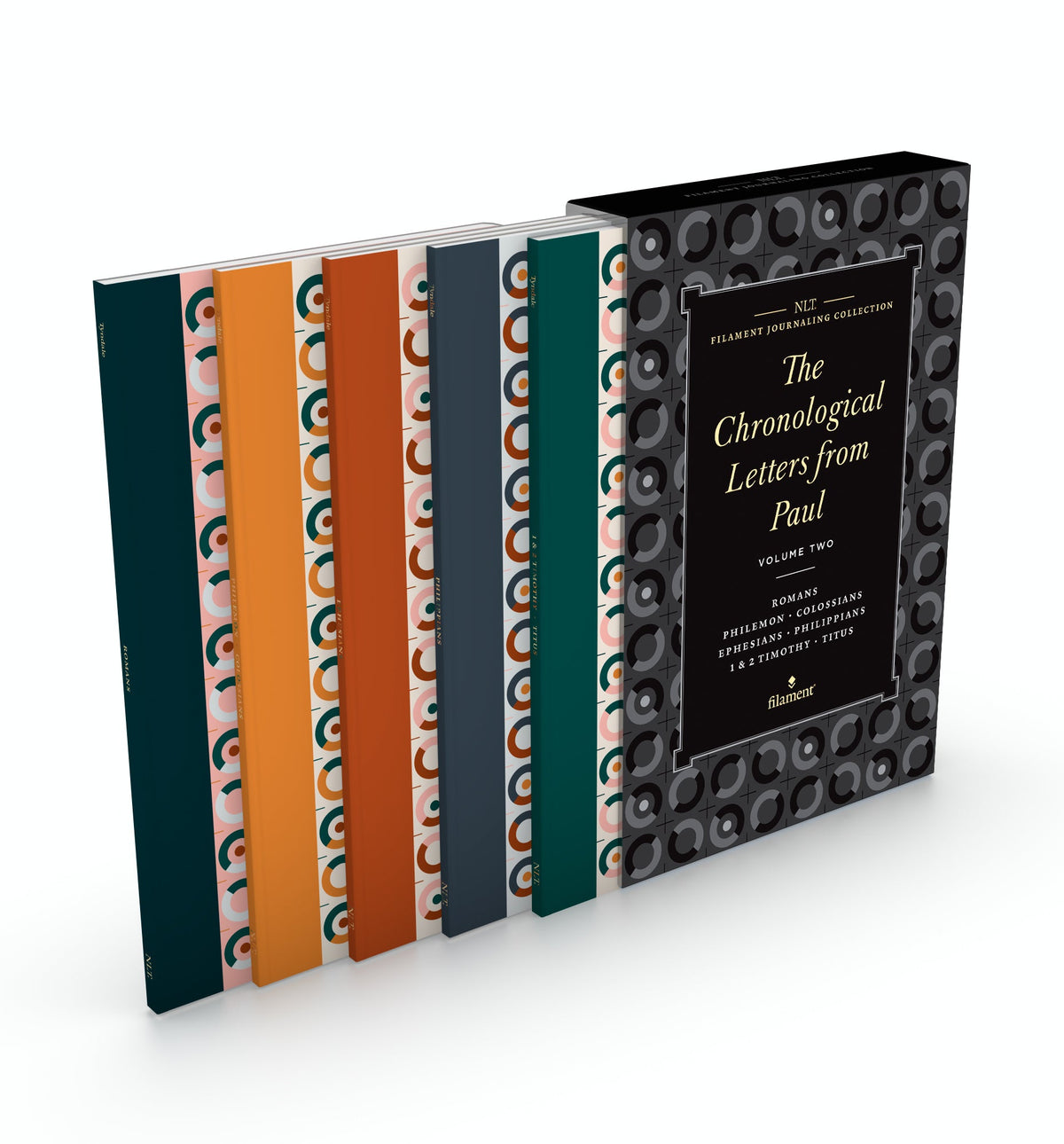 NLT Filament Journaling Collection: The Chronological Letters from Paul, Volume Two Set; Romans, Philemon, Colossians