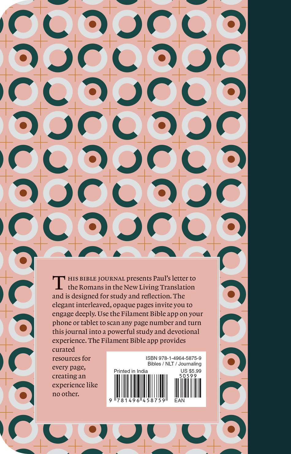 NLT Filament Bible Journal: Romans by Tyndale, product view 2