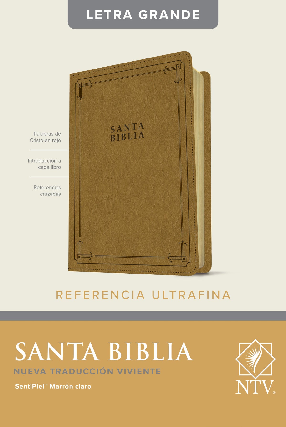 Santa Biblia NTV, Edición de referencia ultrafina, letra grande by Tyndale