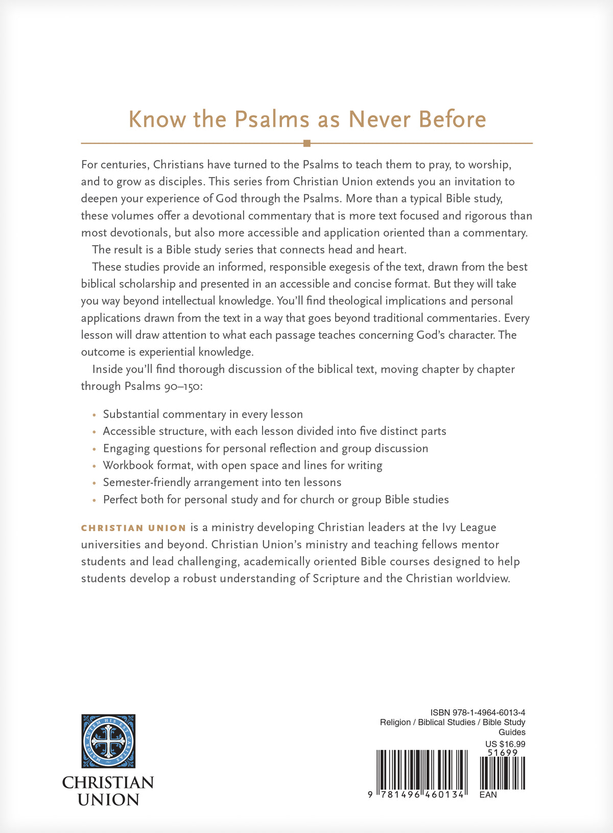 Psalms 90–150: A Christian Union Bible Study by Tyndale, product view 2