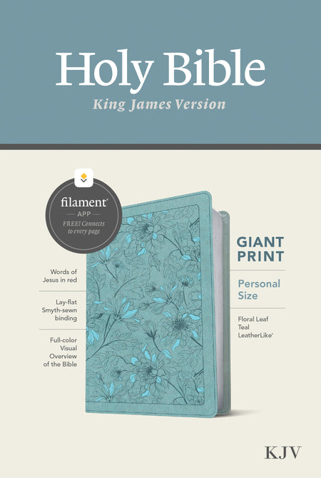 KJV Personal Size Giant Print Bible, Filament Enabled by Tyndale