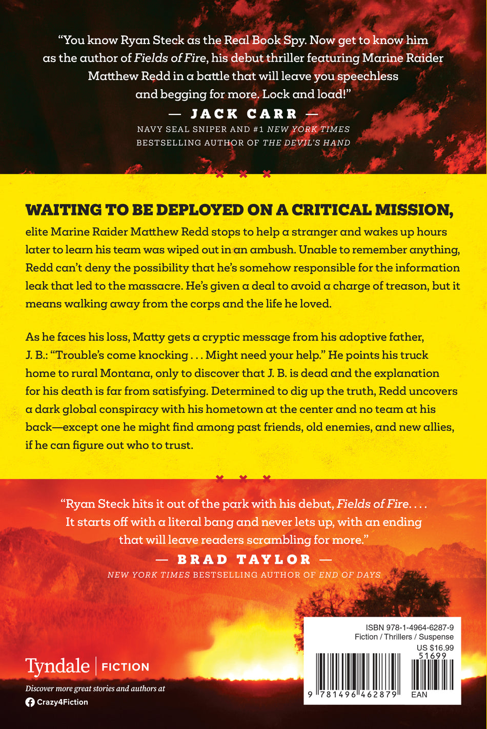 Fields of Fire (A Matthew Redd Thriller) by Tyndale, product view 2