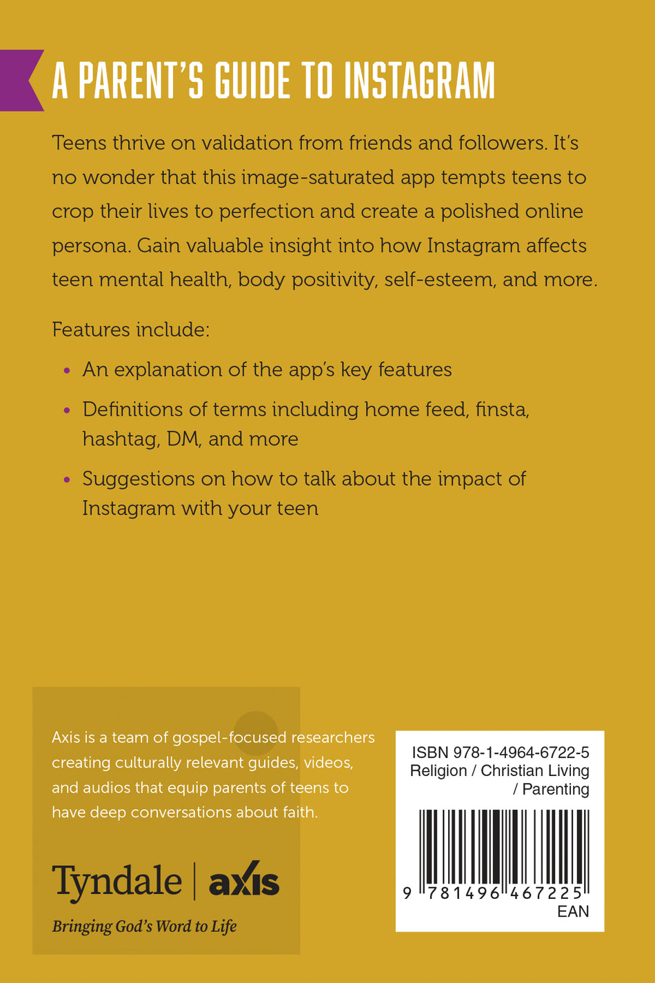 A Parent’s Guide to Instagram (Axis) by Tyndale, product view 2