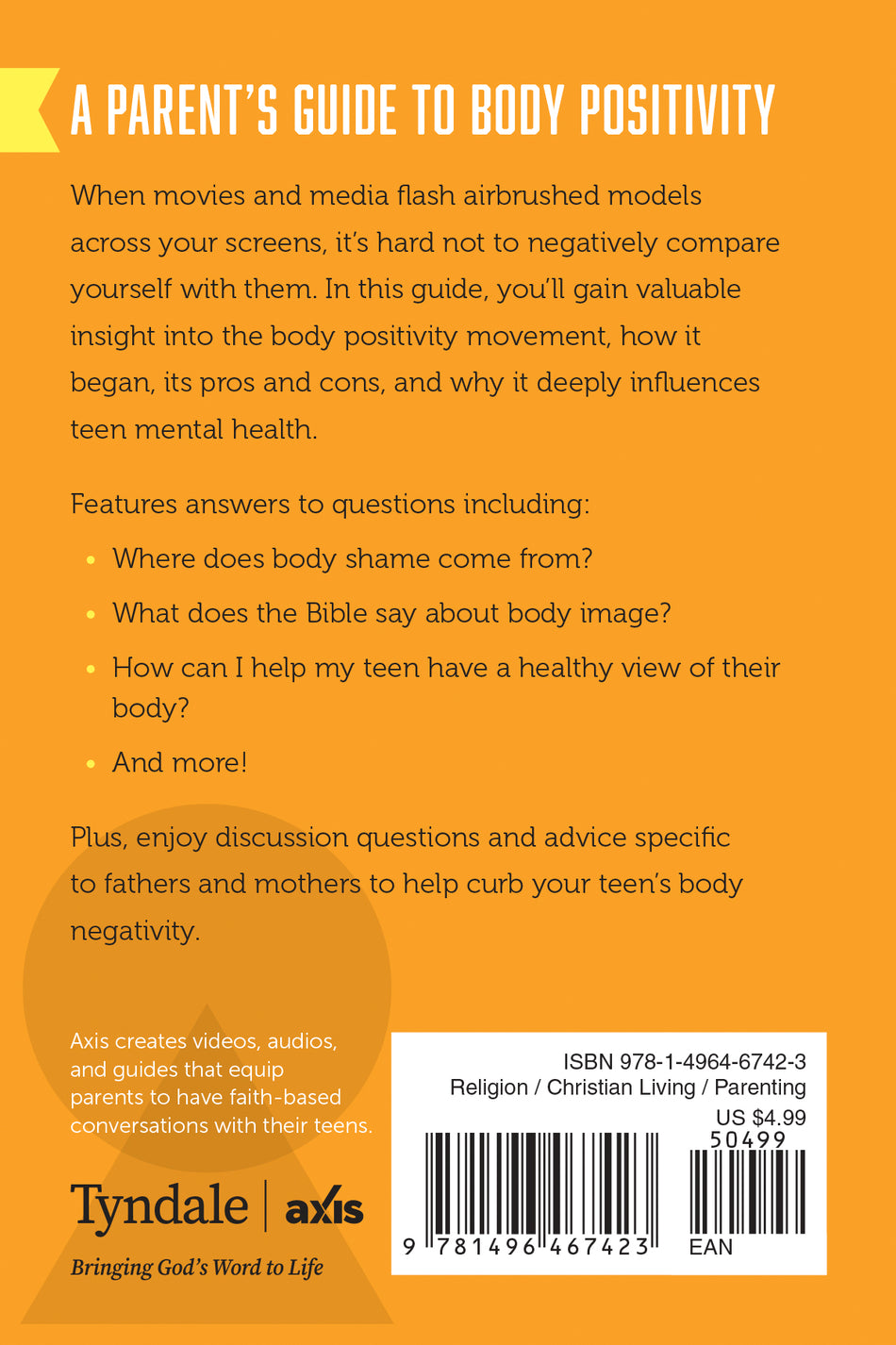 A Parent’s Guide to Body Positivity (Axis) by Tyndale, product view 2