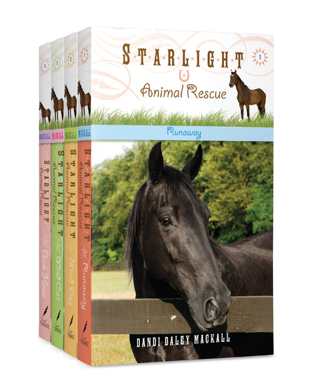 Starlight Animal Rescue 4-Pack: Runaway / Mad Dog / Wild Cat / Dark Horse by Tyndale