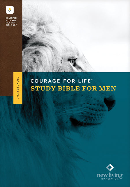 NLT Courage For Life Study Bible for Men by Tyndale
