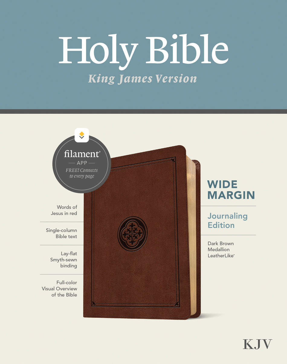 KJV Wide Margin Bible, Filament Enabled by Tyndale