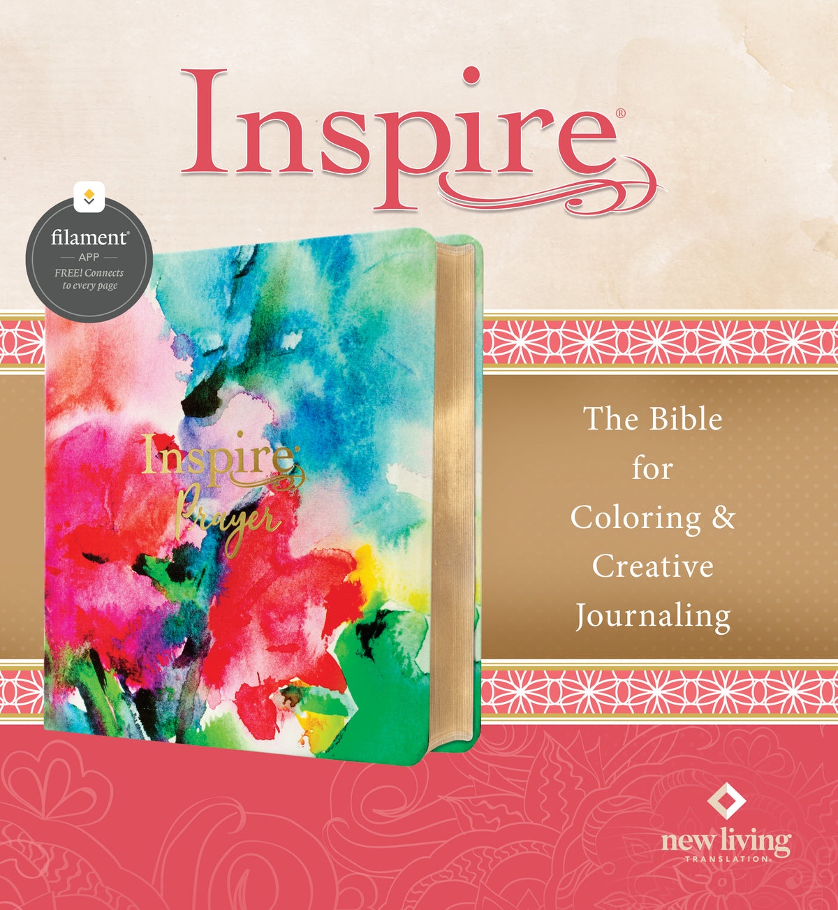Inspire PRAYER Bible NLT by Tyndale, product view 4