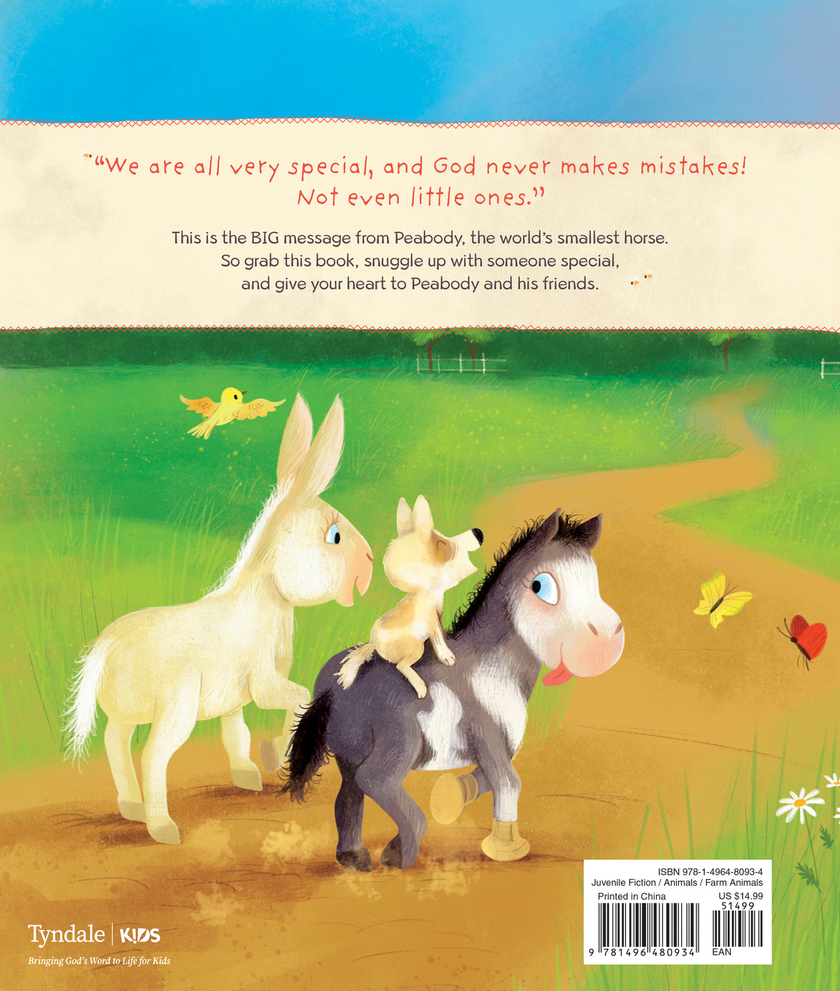Peabody the Mini Horse (Peabody and Pals) by Tyndale, product view 2