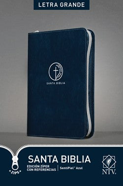 Santa Biblia NTV, Edición zíper con referencias, letra grande
