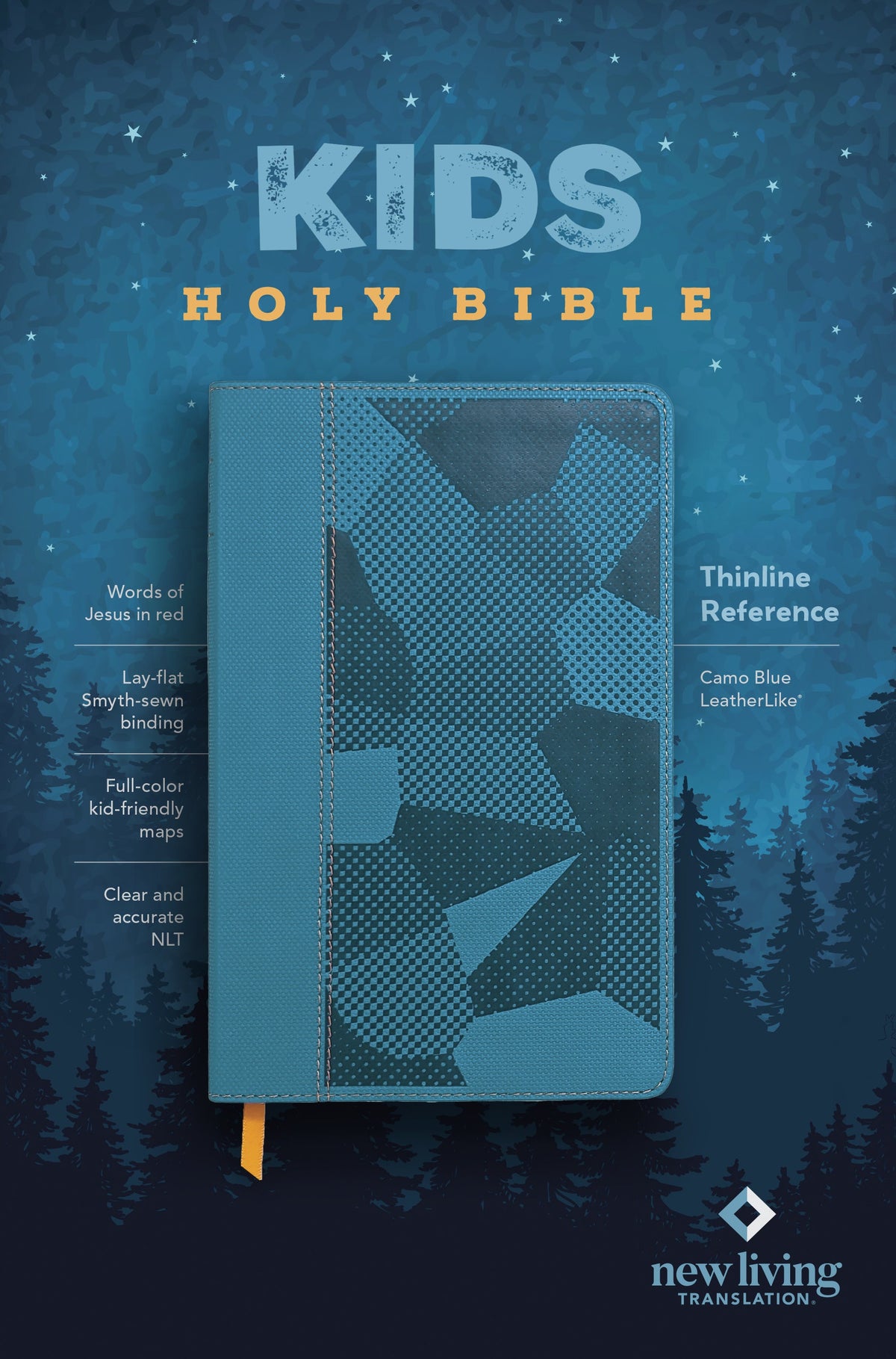 NLT Kids Bible, Thinline Reference Edition - LeatherLike by Tyndale