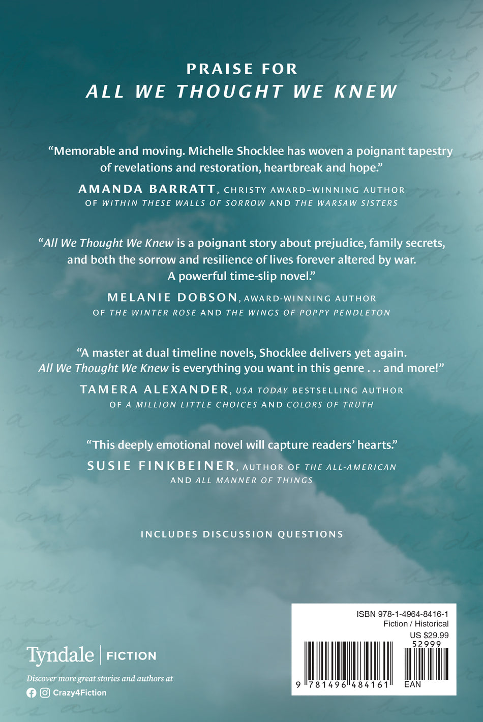All We Thought We Knew by Tyndale, product view 2