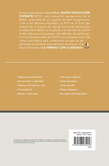 Santa Biblia NTV, letra súper gigante by Tyndale, product view 2