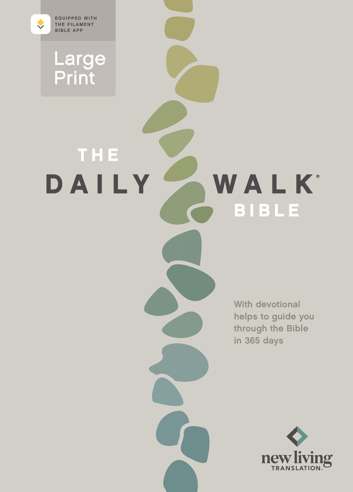 The Daily Walk Bible Large Print NLT, Filament Enabled by Tyndale