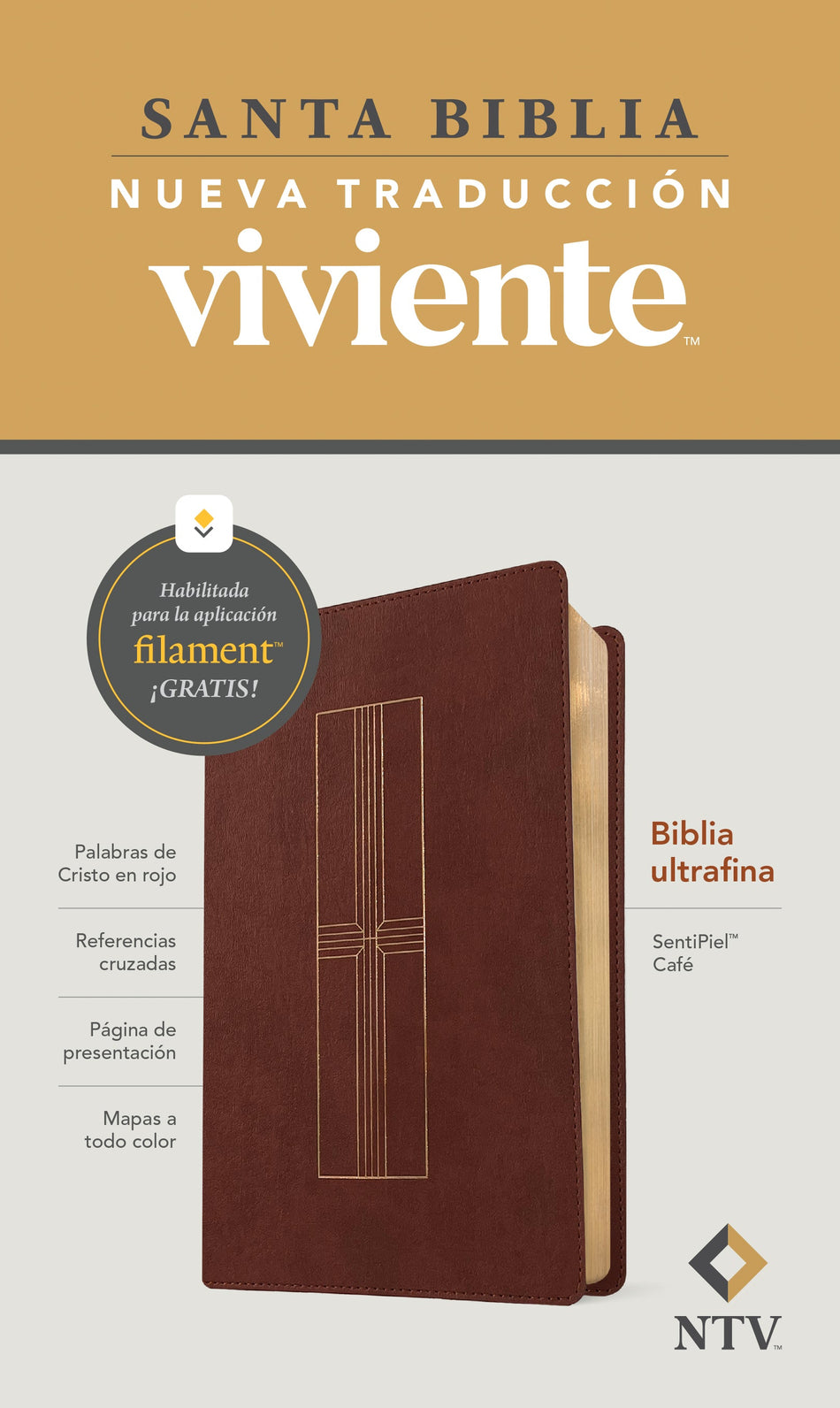 Biblia ultrafina NTV, con Filament by Tyndale