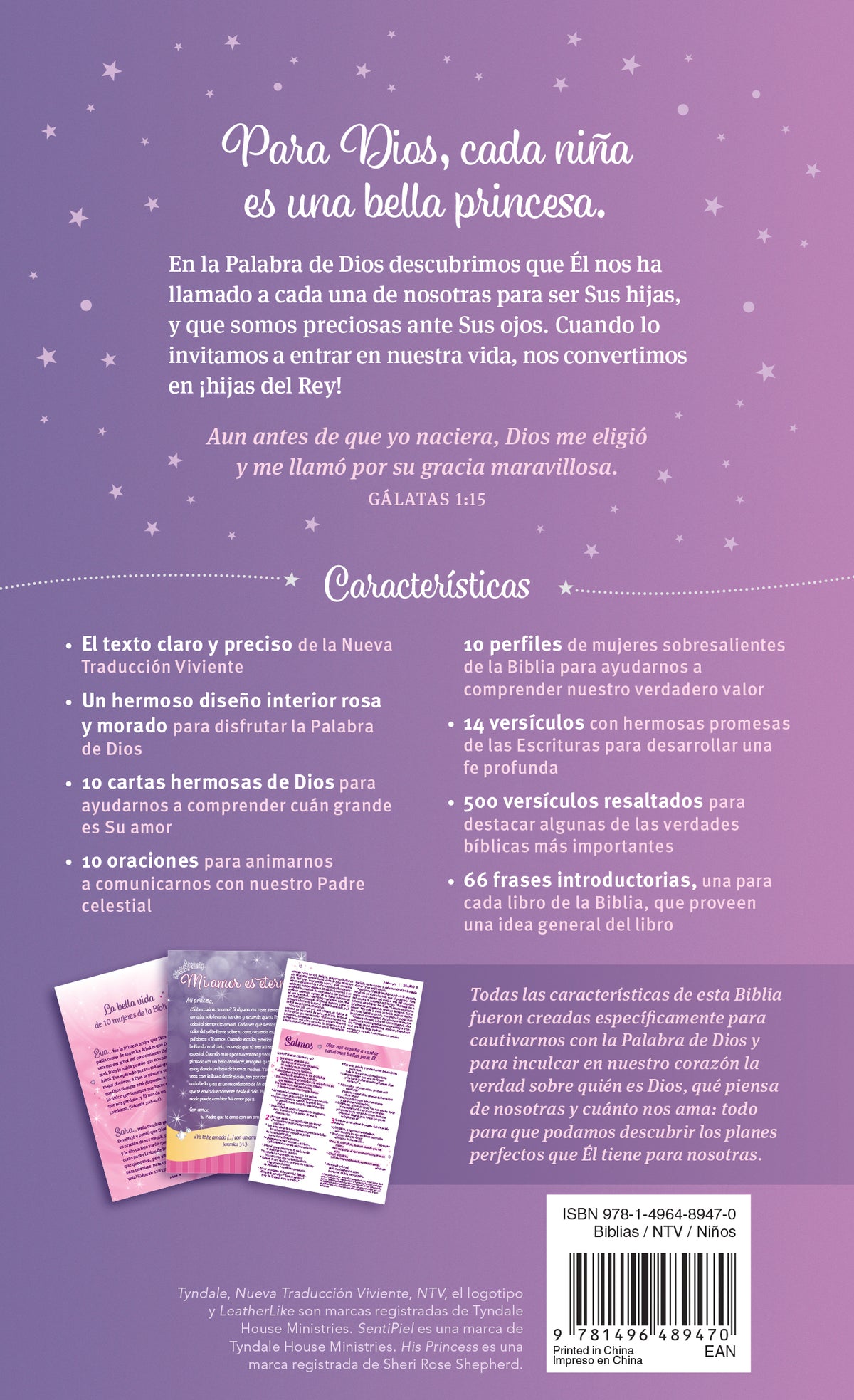 Bilingual New Testament with Psalms & Proverbs / Nuevo Testamento con Salmos y Proverbios bilingüe NLT/NTV, product view 4